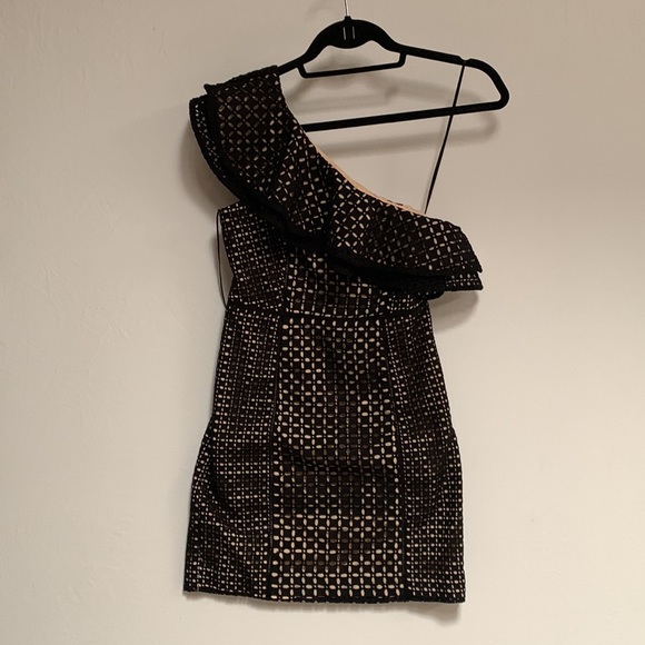 J. Crew Dresses & Skirts - J. Crew dress lasercut one shoulder eyelet sheath dress 2p